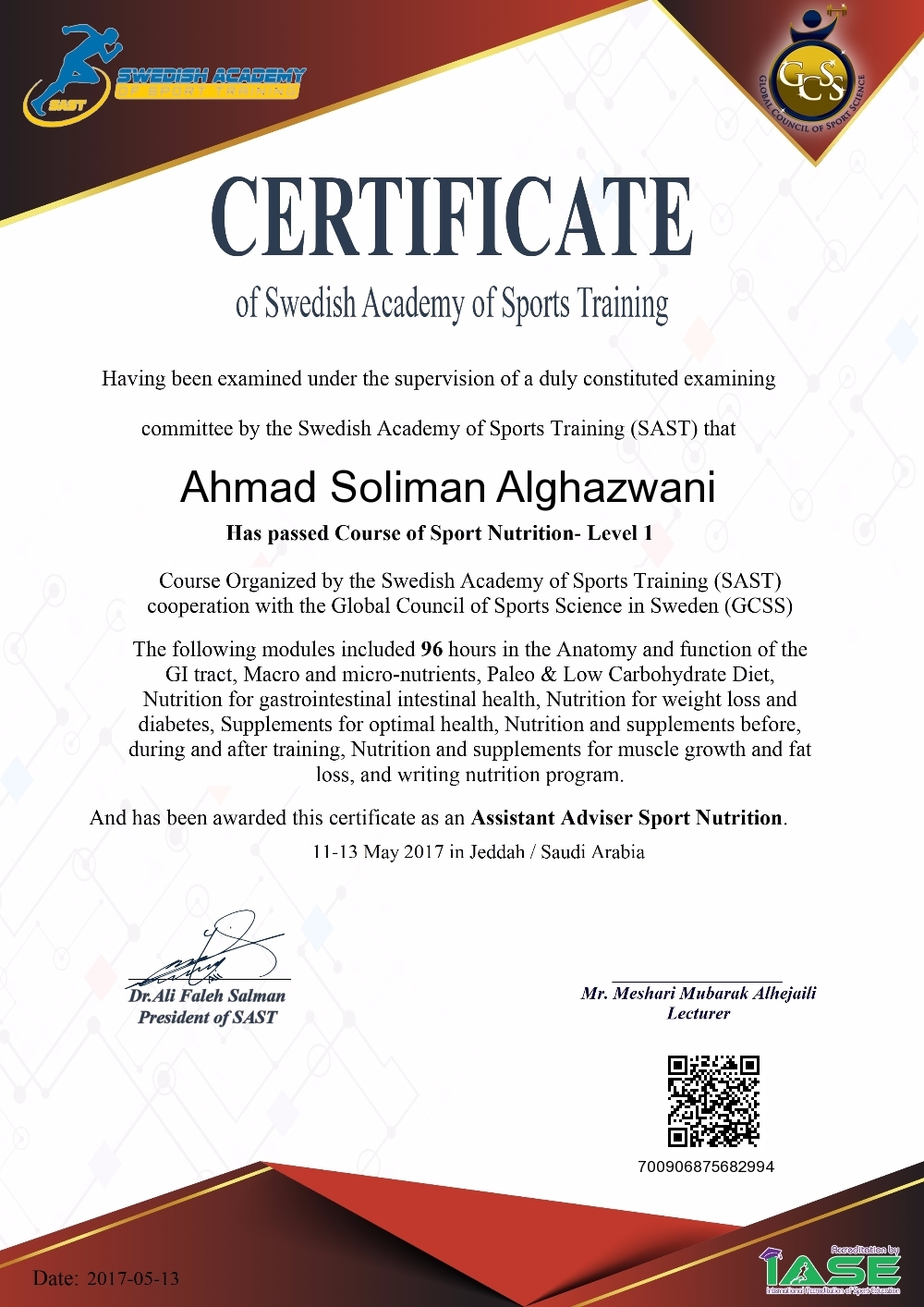 Ahmad Soliman Alghazwani